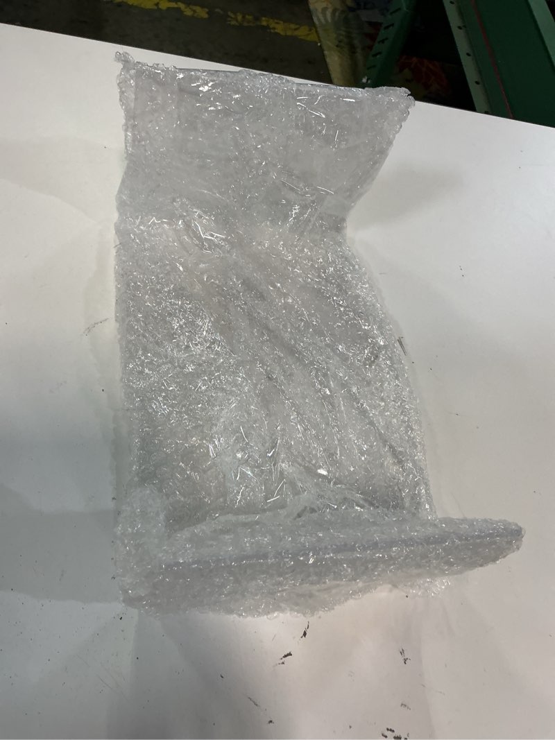 Condition photo showing As Is for (1 pc)RattanView 2 Pcs 13 Inch Large Acrylic Risers Display Stands 5 mm Thick Acrylic Shelf Riser Showcase for Collectibles Jewelry Cupcakes Food Figures Perfume Cabinet(Clear) 13 Inch, 5 mm Clear