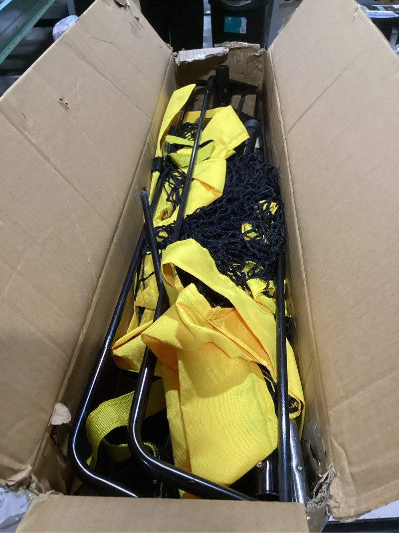 Condition photo showing As Is for MR Volleyball Setter Trainer Net - 3'x3', Adjustable Height & Angle, Portable Trainer for Hitting, Spiking, Serving with Built-in Drawstring Ball Release