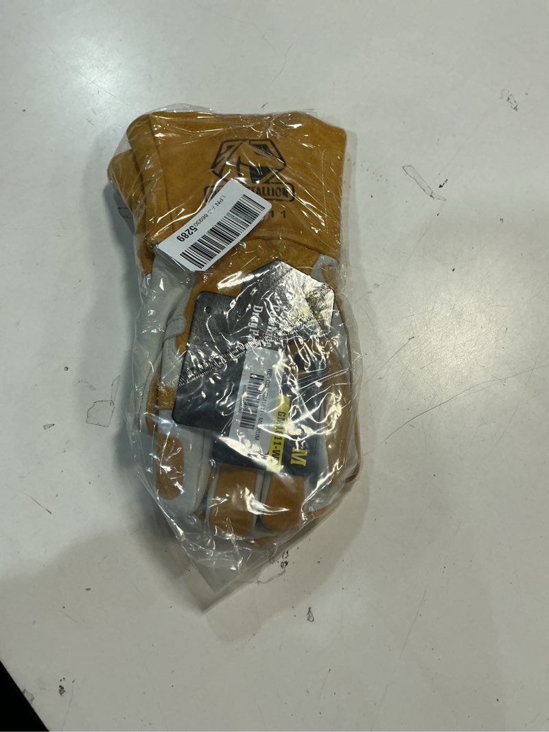 Condition photo showing New/Like New for Revco GM1611 Top Grain Leather Cowhide MIG Welding Gloves with Reinforced Palm & Thumb & Index Finger, Seamless Forefinger, 5" Cuff for Extra Protection (Medium)