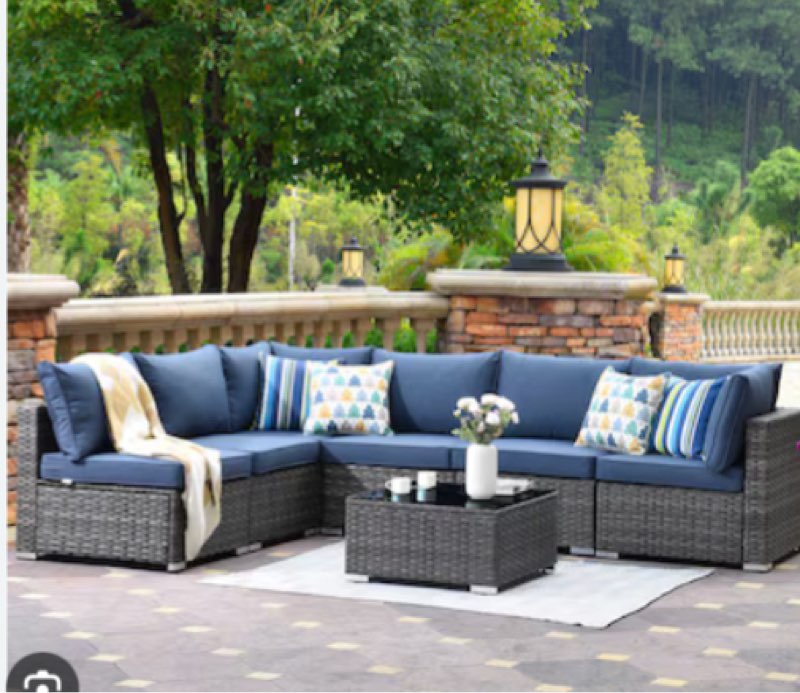 INCOMPLETE OUTDOOR SECTIONAL. IN NEW CONDITION 