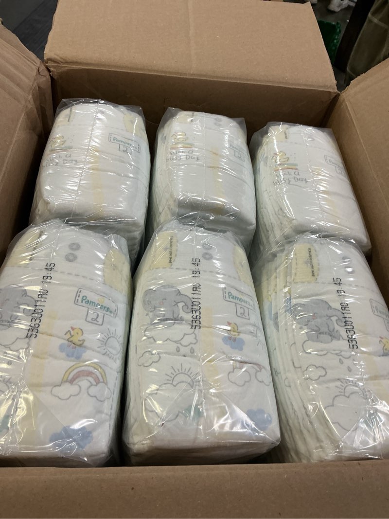 Condition photo showing Good Condition for Pampers Baby Diapers - Swaddlers - Size 2, 186 Count, Ultra Absorbent Disposable Infant Diaper