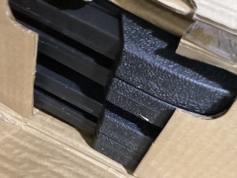 Condition photo showing As Is for EastPoint Sports Go! Gater Cornhole – Light-Up and Travel Versions – Easy Storage & Light-Weight – Perfect for Outdoor and Indoor Play Light-Up Board - Black/Blue