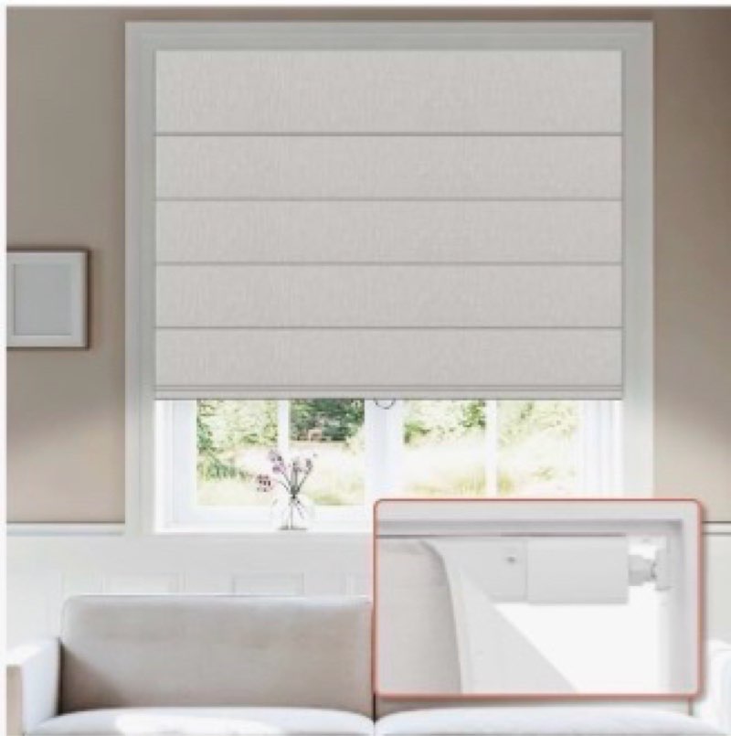 No drill cordless roman shade (unknown size)