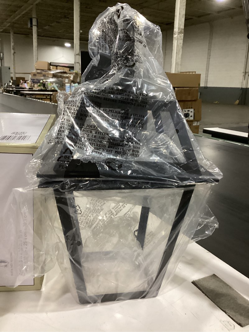 Condition photo showing Good Condition for allen + roth belasco 1-light 15-in h black led, outdoor wall light