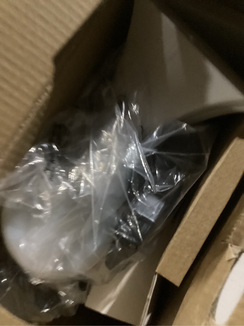 Condition photo showing New/Like New for window vacuum squeegee cordless, electric window cleaner tool with water collection tank, window cleaning kit shower squeegee for glass doors, windows, mirrors, car white