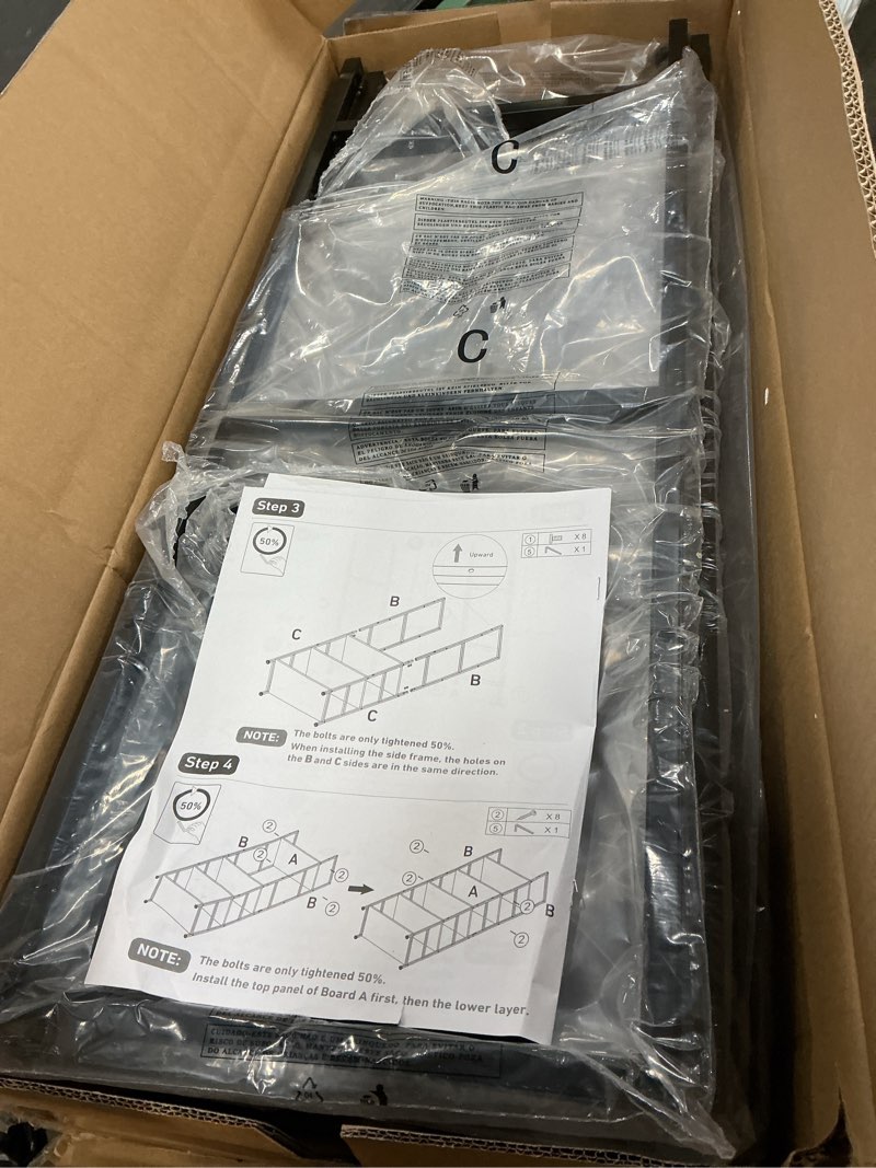 Condition photo showing Good Condition for NUMENN 5 Tier Bookshelf, Tall Bookcase Shelf Storage Organizer, Modern Book Shelf for Bedroom, Living Room and Home Office, Black 5 Tier Black