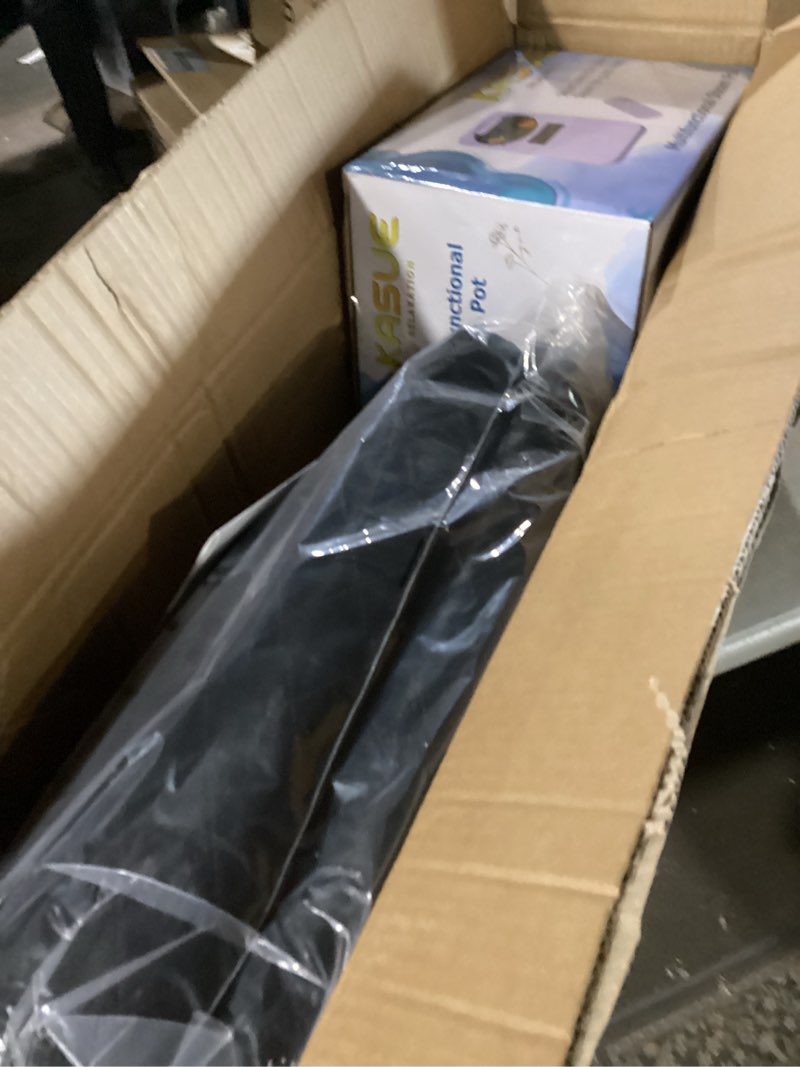 Condition photo showing New/Like New for kasue portable steam sauna tent for home, infrared sauna with 3l steamer, 9 temp levels & 99 min timer, 5-layer waterproof insulated, folding chair included, indoor spa (light black)