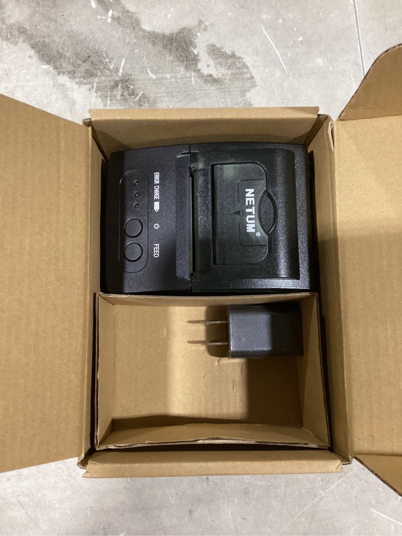 Condition photo showing Good Condition for netum bluetooth receipt printer, portable 58mm mini thermal pos printer, compatible with android/windows
