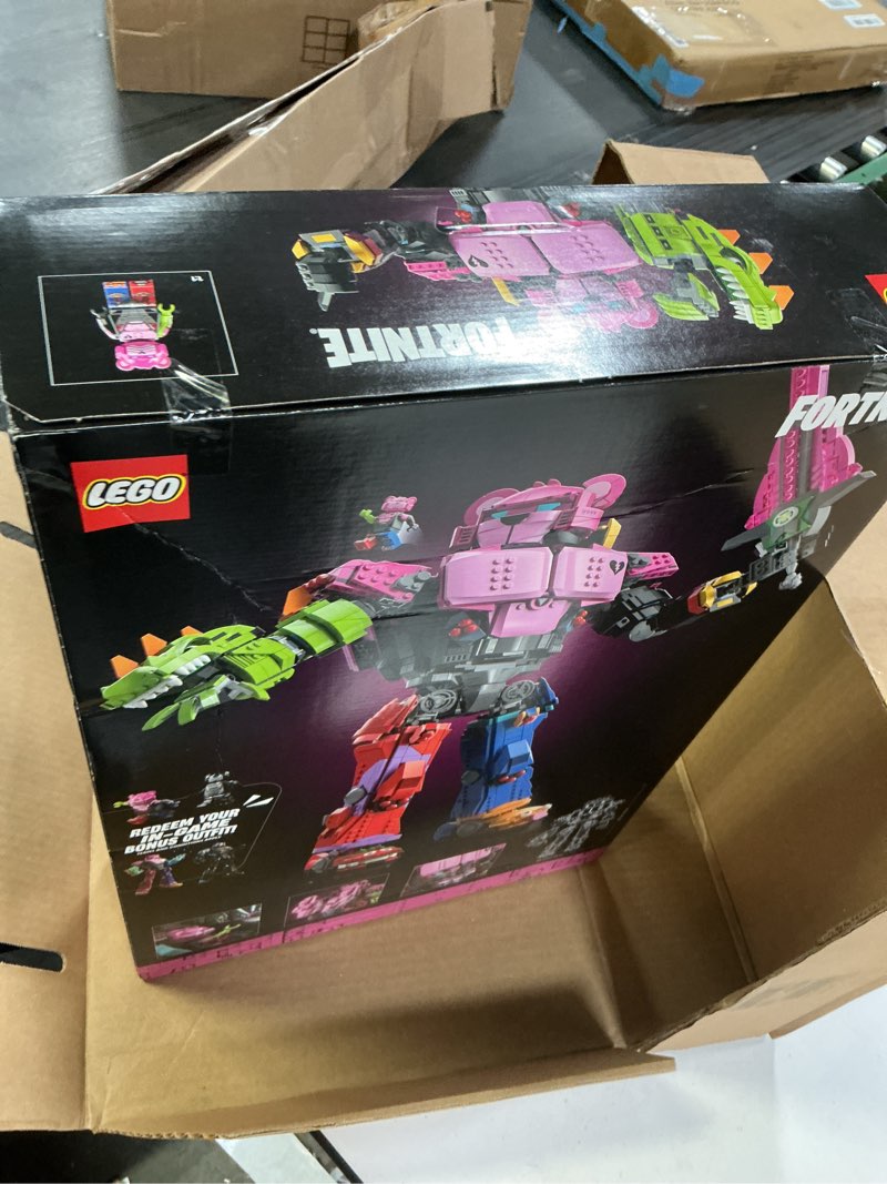 Condition photo showing New/Like New for LEGO Fortnite Mecha Team Leader - Collectible Building Set for Adults - Gaming Room Décor - DIY Kit for Fortnite Fans - Includes Mecha Team Leader Minifigure - Great Video Game Gift - 77078