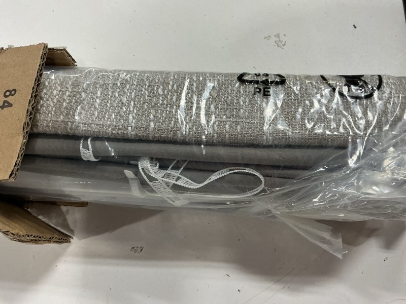 Condition photo showing New/Like New for no tools no drill cordless roman shades for indoor windows 100% blackout, for window size 30" w × 48" h beige beige 30" w × 48" h