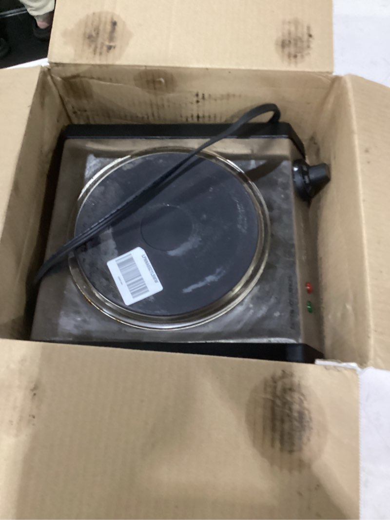 cuisinart cb-30p1 cast-iron single burner, stainless steel