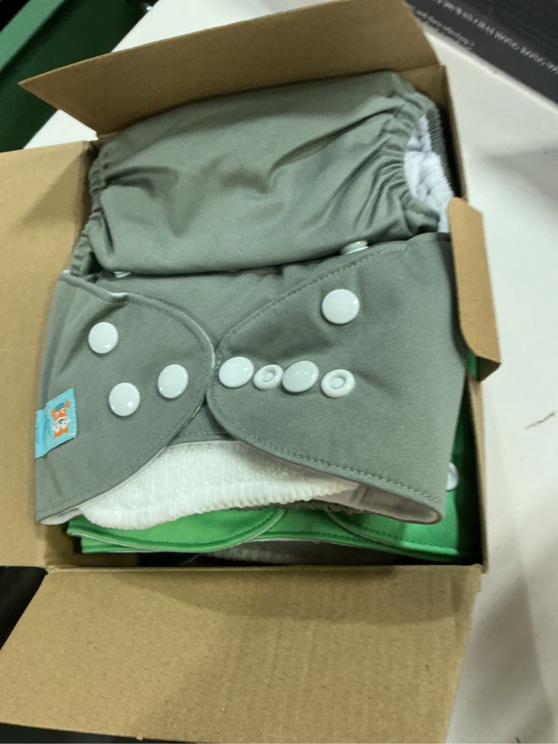 Condition photo showing Good Condition for alvababy baby cloth diaper 6 pack with 12 inserts one size cloth diaper covers adjustable washable reusable for baby girls and boys boy color 101