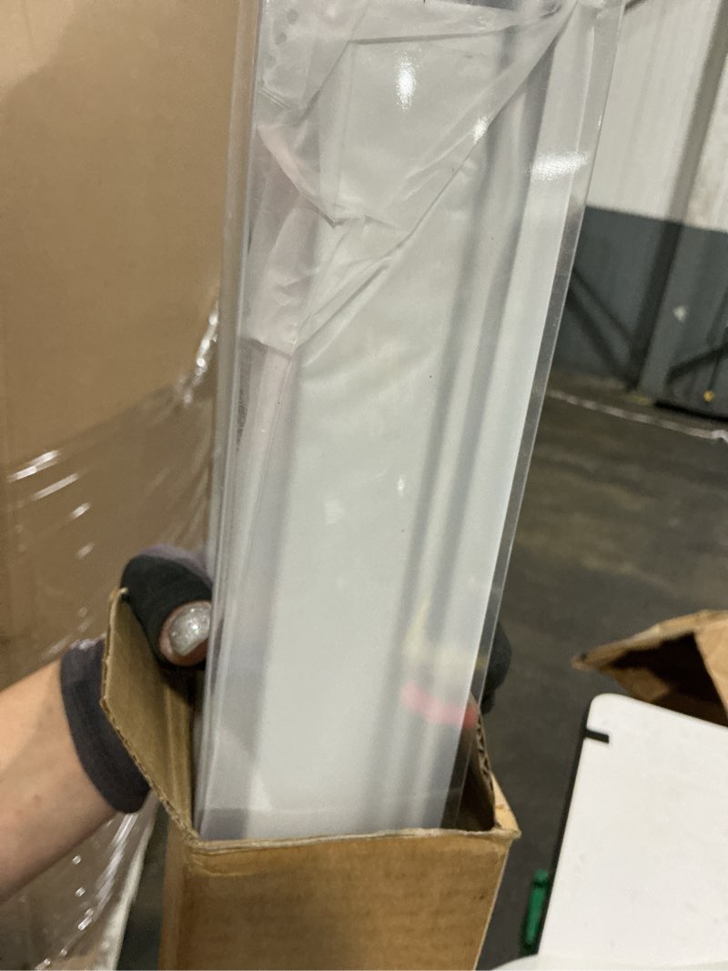 Condition photo showing Good Condition for aosky blackout roller shades cordless blinds for windows, free-stop shades with valance, thermal insulated fabric, uv protection, natural woven blinds for home and office (42" w x 72" h, white) white 42"w x 72"h