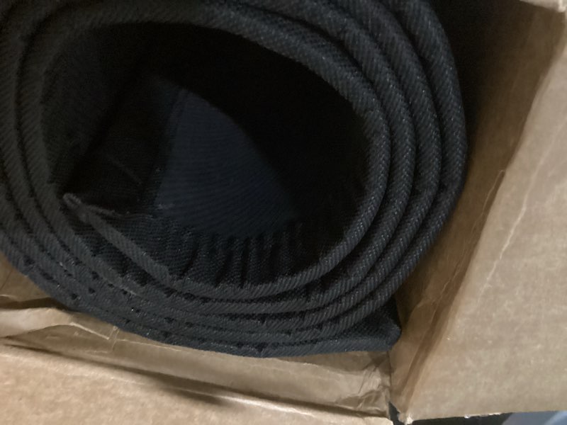 Condition photo showing Good Condition for DEXI Entryway Door Mat 36x56, Non Slip Rubber Backing Inside Entry Mat, Low Profile Easy Clean Dirt Trapper Doormat for Inside Entrance Patio, Black 3' x 4'8" (Rectangular) Black