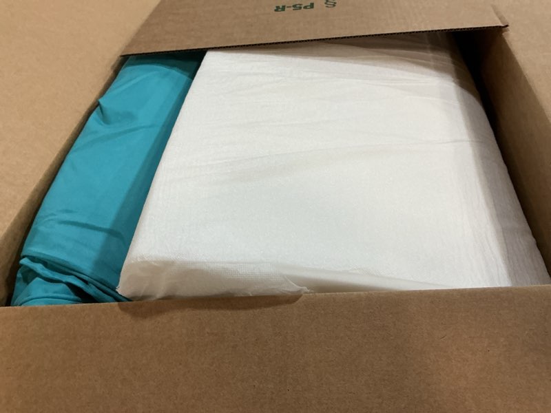 Condition photo showing Good Condition for chaise lounge cushion for outdoor furniture, waterproof fade and tear resistant lounge deck chair cushions for patio lawn pool resort hotel, 80x26x3 inch, teal 80*26*3 inch teal 1
