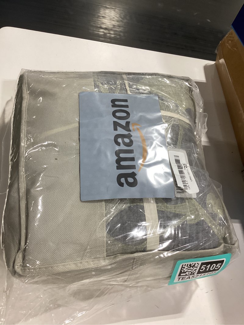 Condition photo showing Good Condition for 100% cotton muslin jacquard 3 piece quilt set floral ginkgo leaf print, soft 3 layers gauze bed cover reversible bedspread coverlet breathable lightweight bedding set, king green blue king