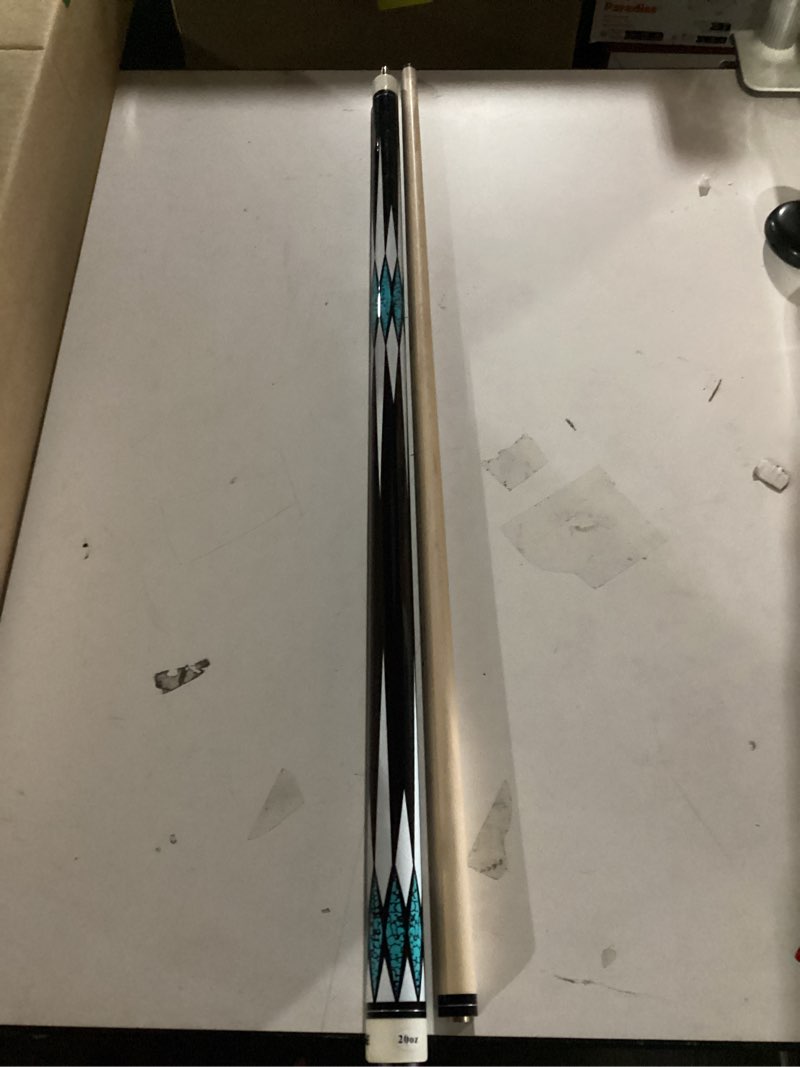 Condition photo showing Good Condition for Pathline Pool Cue Stick - 58 inch Canadian Maple Billiard Pool Stick (Multicolour, 18oz, 19oz, 20oz, 21oz) 20oz Blue