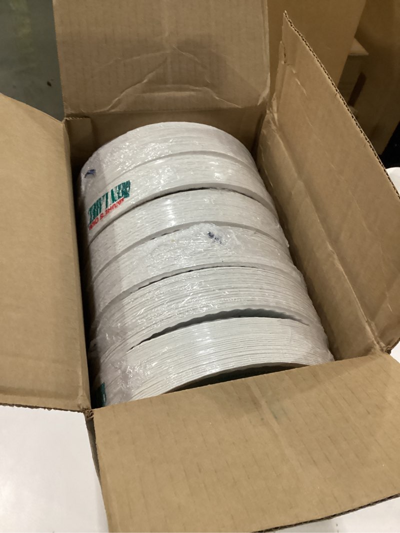 Condition photo showing New/Like New for AJM Packaging - AJMPP9GRAWH Corporation PP9GRAWH Paper Plates, 9" Diameter, White, 12 Packs of 100 (Case of 1200)