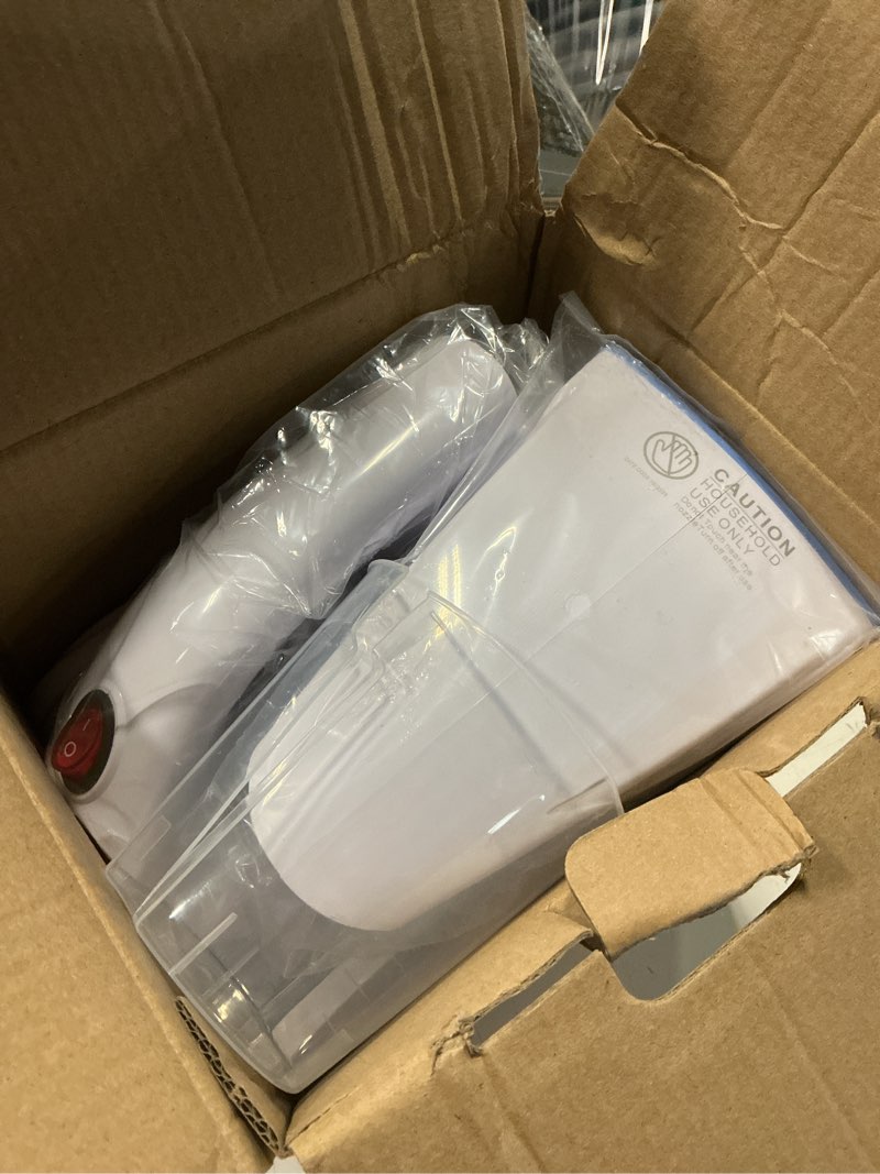Condition photo showing Good Condition for hilife steamer for clothes, portable handheld clothing steamer, 240ml big capacity, 700w, strong power, fabric quick wrinkle remover with brush for home, office, travel (only 120v) -blue 1-blue