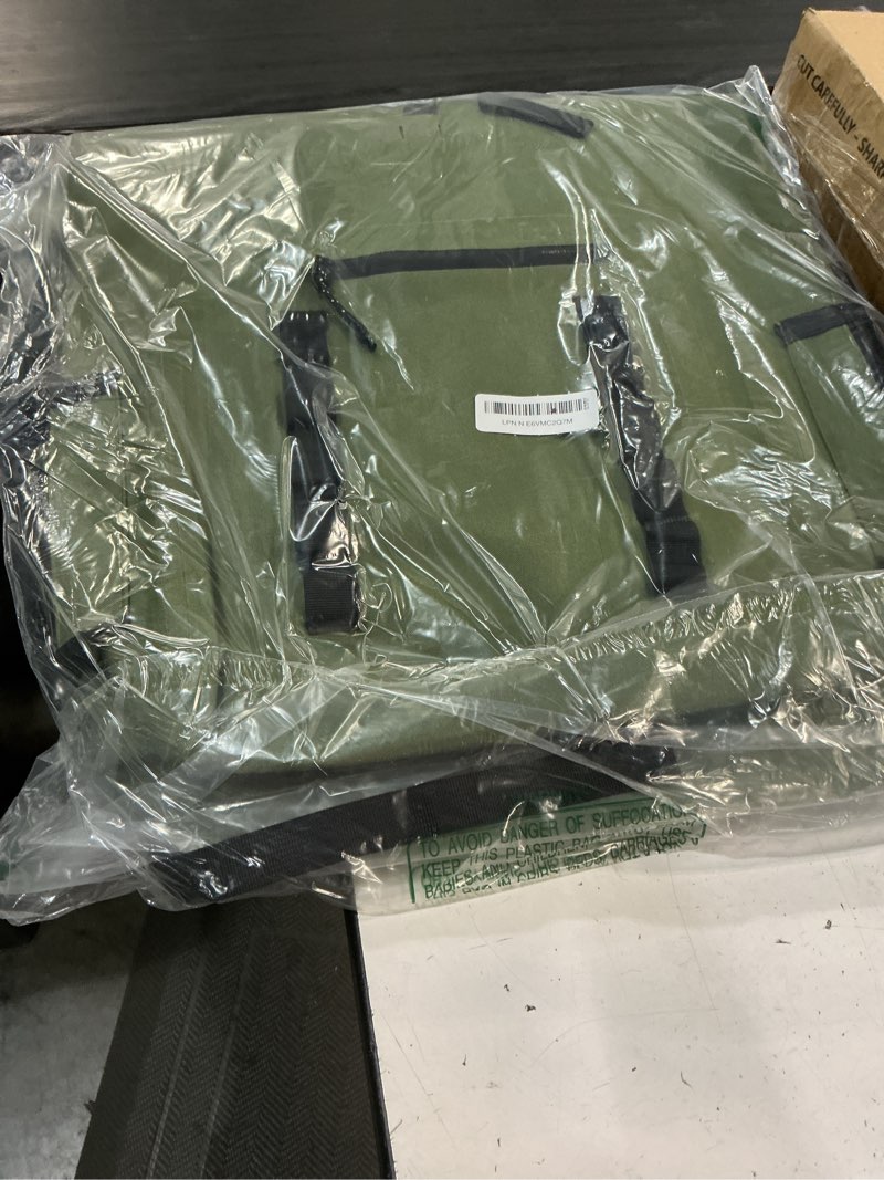 Condition photo showing Good Condition for haimont waterproof dry backpack 30l tpu lightweight roll top dry bag for men women, beach, kayaking, travel, hiking army green