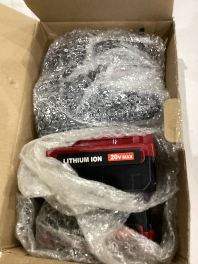 Condition photo showing As Is for Energup 2Pack PCC685L Replace for Porter Cable 20V Lithium Battery 6.5Ah, for 20-Volt Power Tools PCC685LP PCC680L PCC681L PCC682L, Incliude 1Pack Porter-Cable 20V Battery Charger