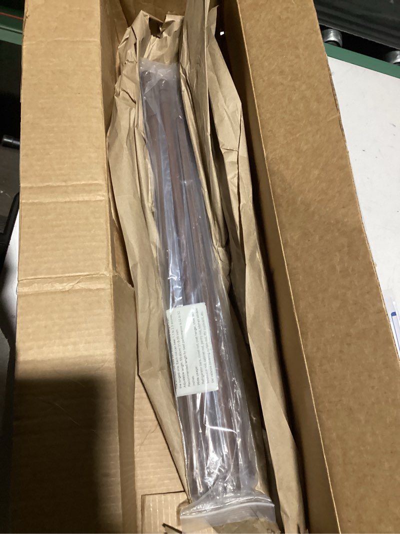 Condition photo showing As Is for 6 Pack Cupboard Bars Tension Rods, 21.6-35.4 Inch Spring tensions rods Steel Adjustable Tension Curtain Rod shower Rod Closet Rod Window Rods (Wood Grain) 21.6-35.4 inch Wood Grain