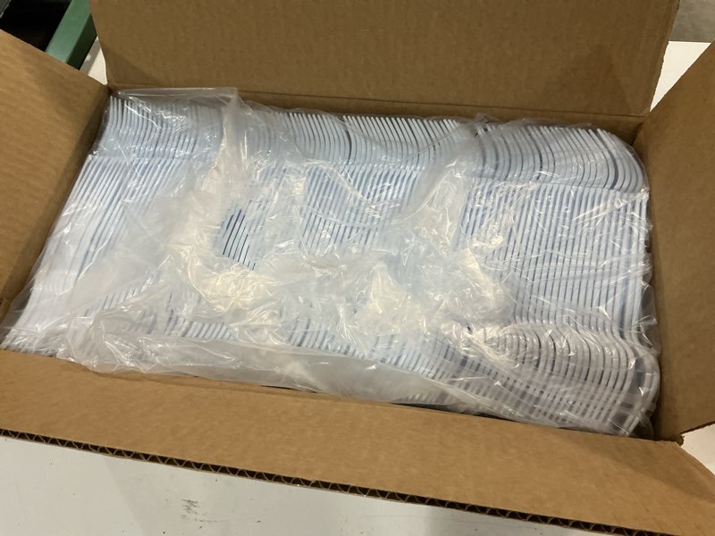 Condition photo showing New/Like New for dixie plastic cutlery heavy mediumweight forks white 1000/carton fm217