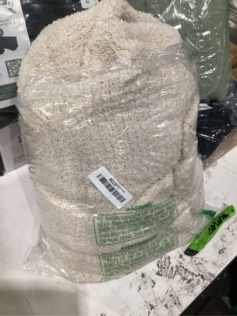 Condition photo showing New/Like New for bedsure beige knit twin blanket for couch - super soft cozy fluffy throw blanket, lightweight warm knitted all season blankets for bed sofa, mothers day, birthday gifts for women men, 60x80 inches 02 - beige twin (60" x 80")
