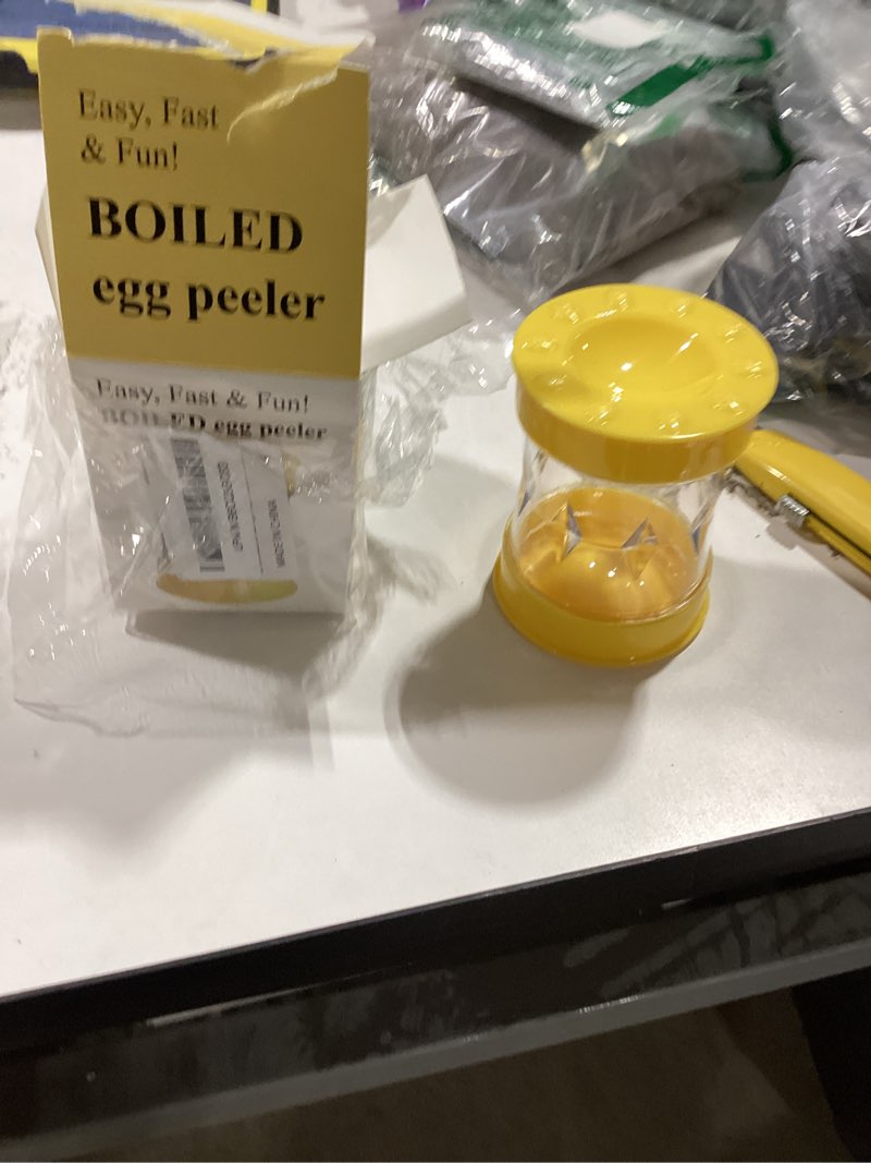 Condition photo showing Good Condition for The Negg Boiled Egg Peeler Yellow