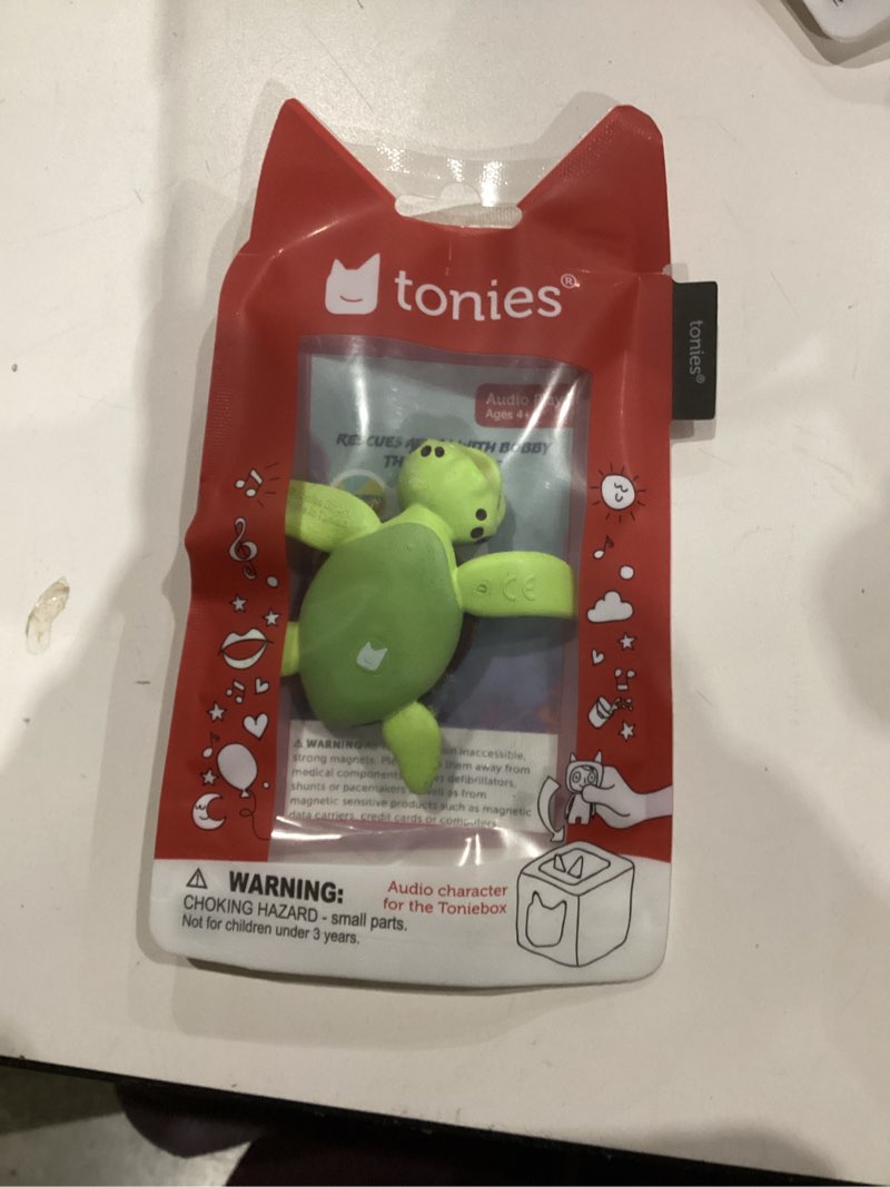 Condition photo showing New/Like New for Tonies Bobby The Sea Turtle Audio Toy Figurine from Conservation Crew