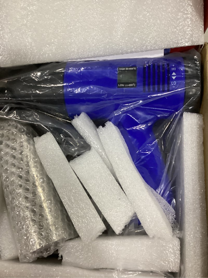 Condition photo showing Good Condition for pvc capsule heat shrinker digital wine capsule heat shrinker 40-600? heat shrink gun for pvc pp pof wine capsules wrapping 110v