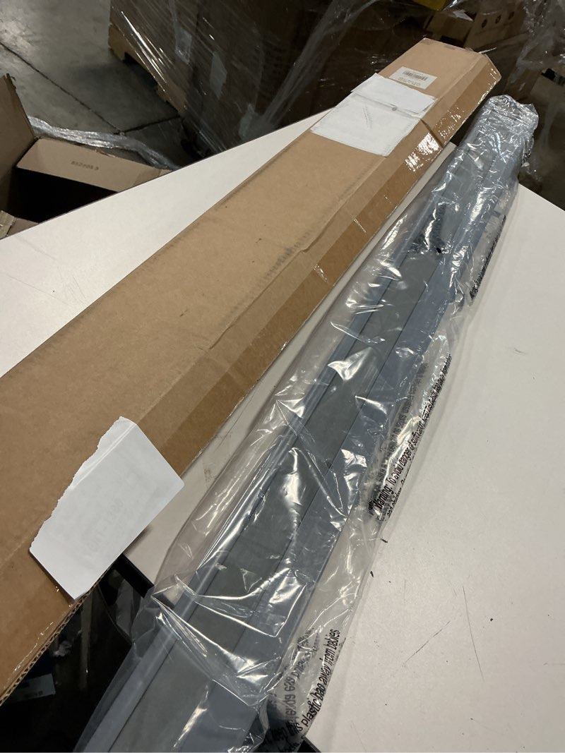 Condition photo showing New/Like New for lazblinds cordless cellular shades, no tools no drill blackout honeycomb shades pleated blinds for windows, 42'' w x 48'' h, dark grey blackout-dark grey 42'' w x 48'' h