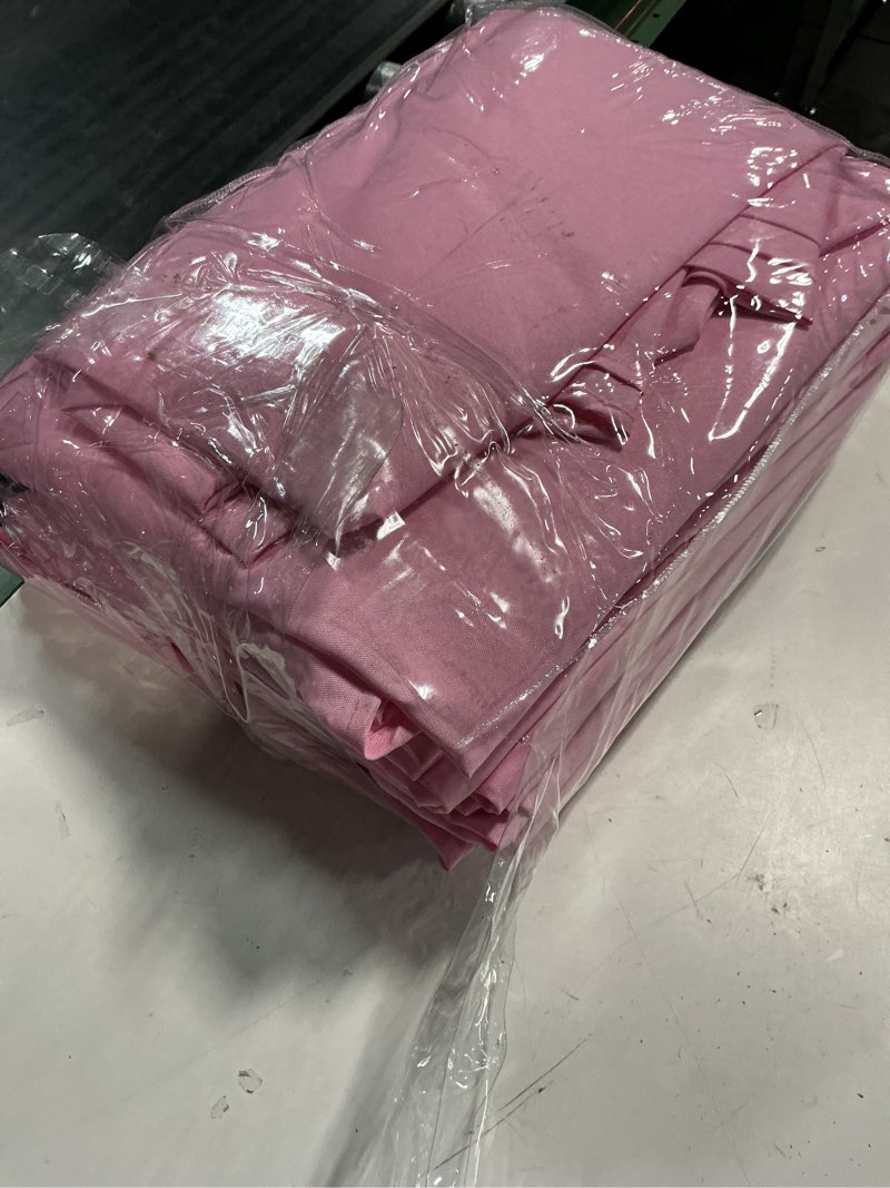 Condition photo showing Good Condition for brillmax 6 pack pink round tablecloths 70 inch for 30“-48” tables - 150 gsm polyester fabric, standard drop, water, stain & wrinkle resistant cloth cover for wedding reception banquet dining party pink 70 in, 6 pack