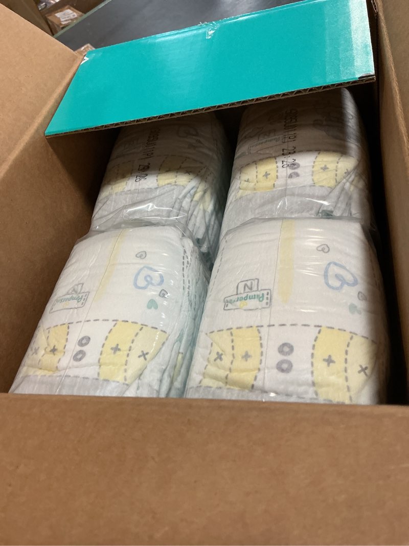Condition photo showing New/Like New for pampers swaddlers diapers, size 0 (up to 10 lbs), 140 count, absorbent, keeps baby dry and comfortable, skin safe disposable baby diaper (packaging may vary) newborn 140