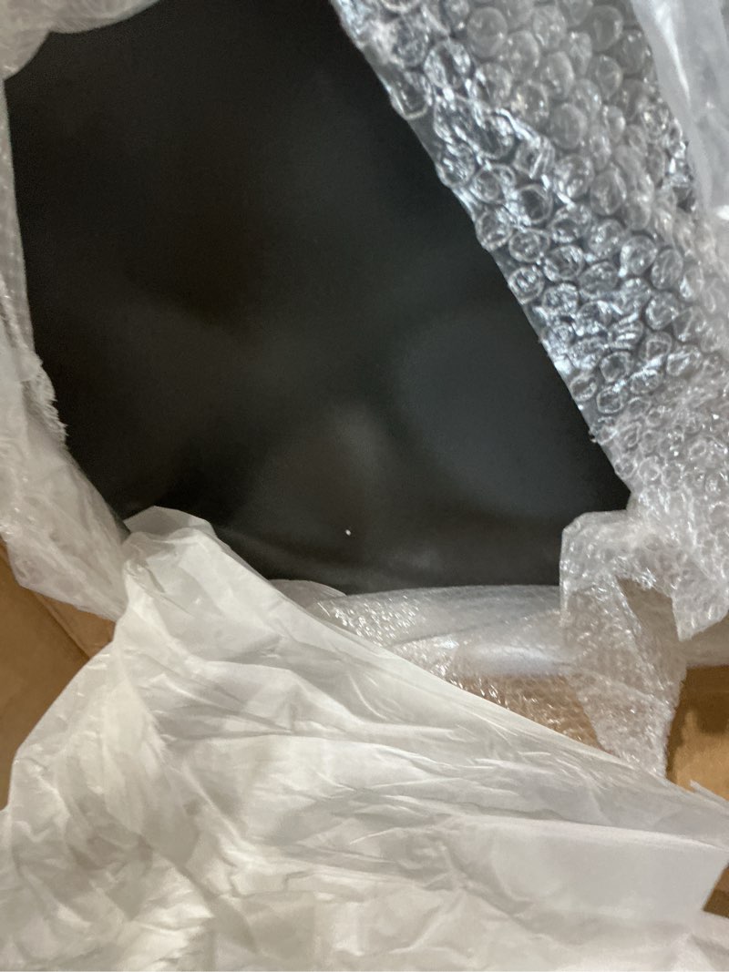 Condition photo showing New/Like New for alpine industries 40 gallon commercial outdoor trash can, metal with removable bin & locking lid (black, grey stone) without ashtray