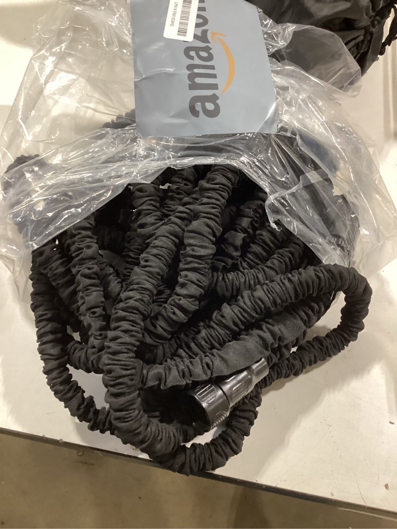 Condition photo showing Good Condition for 75ft garden hose, lightweight water hose, 3/4" connectors lawn hose for outdoor, outside hose for yard backyard, collapsible & car wash watering