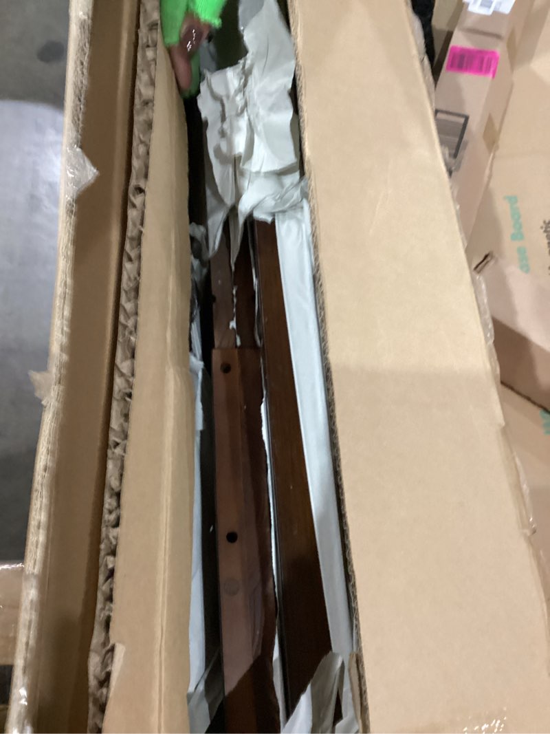 Condition photo showing Good Condition for simplihome amherst bookcase - 70 inch tall 5-shelf solid wood bookshelf in russet brown, transitional storage for living room, study room or office with adjustable shelves and tapered legs 30 inch russet brown
