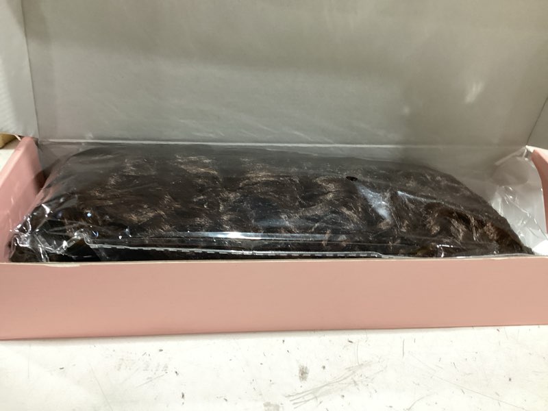 Condition photo showing As Is for clip in hair extensions, flufymooz 4pc 100? pure protein silk hair extensions long soft natural hairpiece 20 inch curly hair extension for women (reddish brown) 20 inch reddish brown