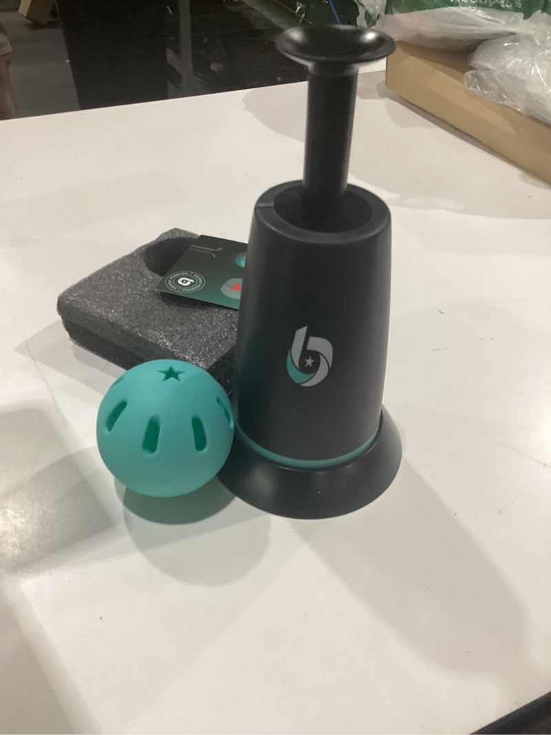 Condition photo showing Good Condition for bandit sports tee popper, durable nylon strength, batting tee for perfect swings, baseball training for hitting without a pitcher 1 popper ball included