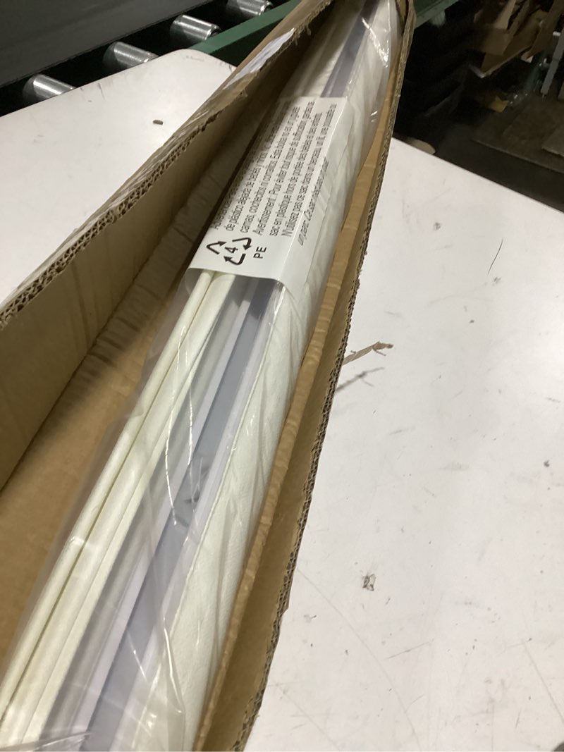 Condition photo showing New/Like New for lazblinds cordless roman shades for windows, light filtering thermal insulated window blinds, lightweight fabric blinds for indoor windows, 21" w x 60" h, ivory light filtering - ivory 21" w x 60" h