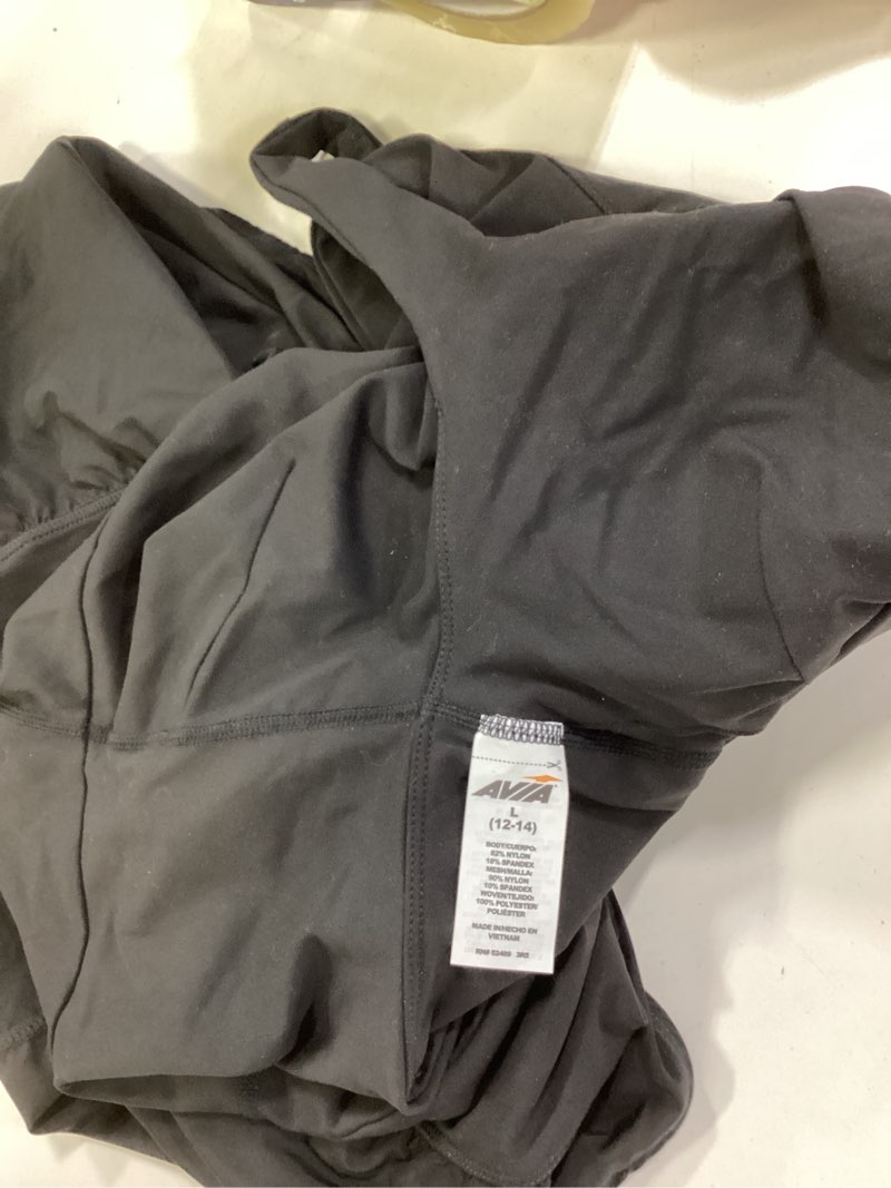 Condition photo showing Good Condition for avia womens black bathing suit