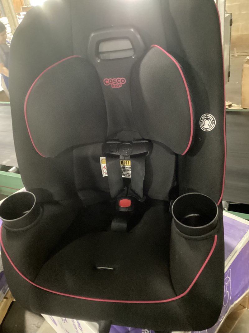 Condition photo showing New/Like New for cosco kids easy elite slim all-in-one convertible car seat, framboise