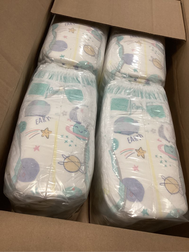 Condition photo showing New/Like New for Pampers Diapers - Cruisers 360 - Size 7, 88 Count, Babyproof up to 100% Leakproof Pull-On Diaper Size 7 88