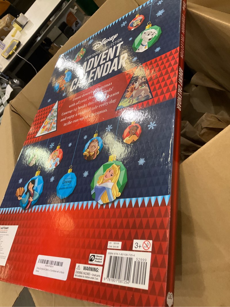 Condition photo showing Good Condition for disney storybook collection advent calendar: a festive countdown with 24 books