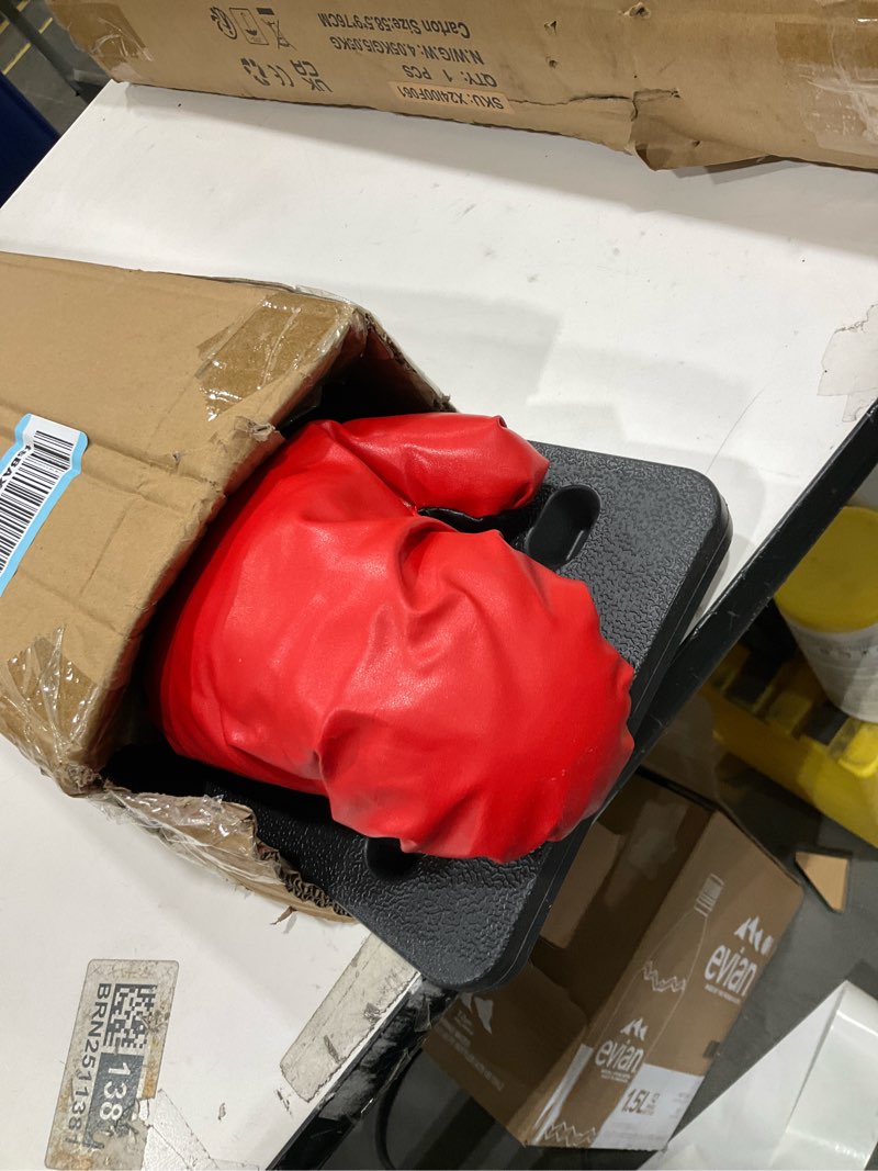 Condition photo showing As Is for Elevon Punching Bag with Stand, Ajustable Height Punch Bag Stand with Gloves, Easy to Assemble Sports Training, 4ft x 12" – Multiple