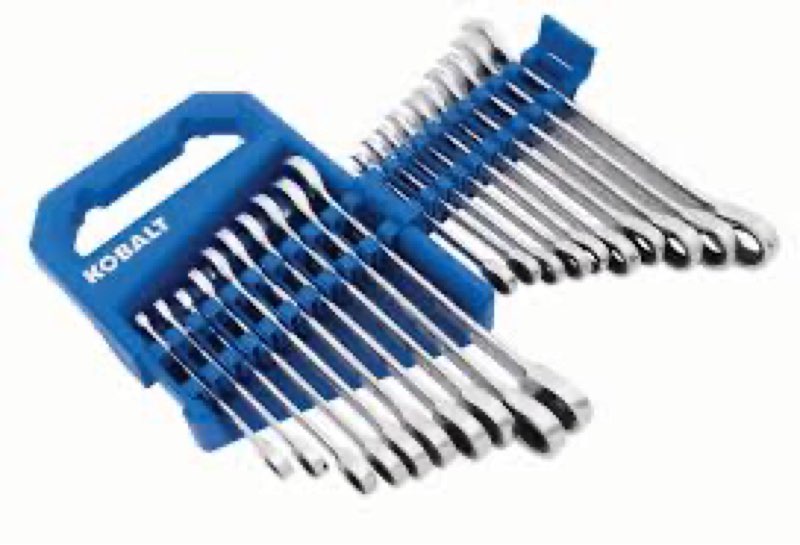 kobalt 20 -piece set metric and standard (sae) ratchet wrench