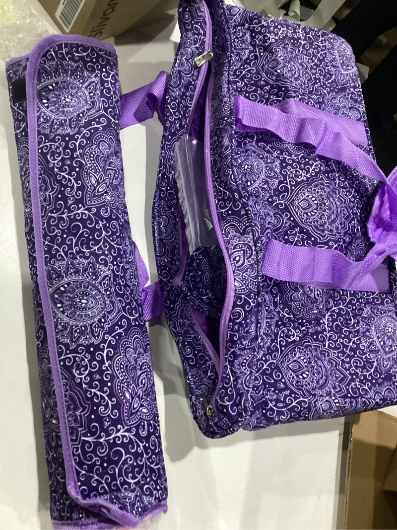 Condition photo showing Good Condition for american mahjong tile set with purple printed carrying bag, 166 premium white tiles, 4 all-in-one color racks/pushers, mah jongg sets, complete mahjong game set for travel