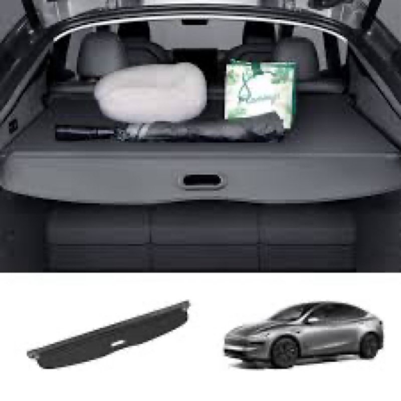 Automiim Cargo Cover for Tesla Model Y Juniper 2025 2026 - Retractable Trunk Cover for Model Y Junip
