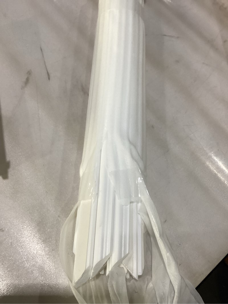 Condition photo showing New/Like New for DODOKIE Peel and Stick Wall Molding Kit, Pre Cut Molding Wainscoting Panels for Interior Home Wall Moulding Décor Living Room Decoration, Self-Adhesive Ready to Assemble White (3 Set, 20 x 20 in) 20*20in*3pcs White