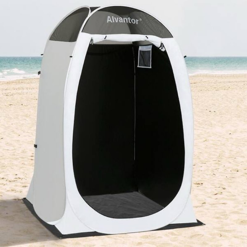 alvantor shower tent portable changing room, outdoor toilet, pop up shelter for privacy, dressing ro